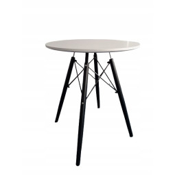 Bílo černý kuchyňský stůl...