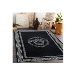 Černobílý koberec pratelný,...