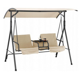 Dvojitá zahradní houpačka v...