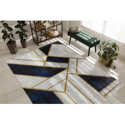 Stylový koberec se zlatým...