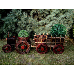 Proutěná zahradní dekorace...