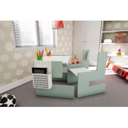 Mentolové dětské stoly se...