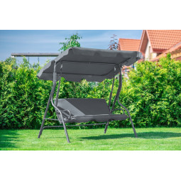 Zahradní houpačky v šedé barvě