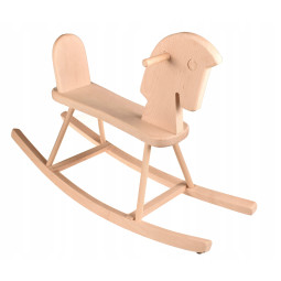 Dřevěný houpací kůň pro děti