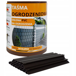 Hnědé PVC krycí pásky na...