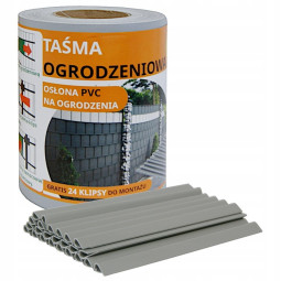 Páska na plot v šedé barvě...