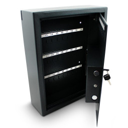 Černá schránka na klíče s...