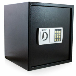 Černý elektronický trezor