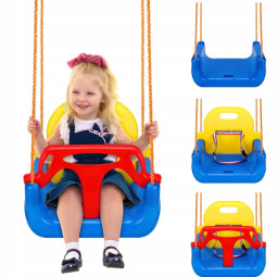 Dětská houpačka 3v1 v modré...