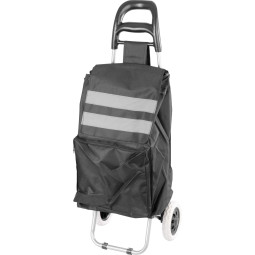 Černý nákupní vozík s...