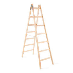 Dřevěný žebřík se 7...