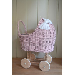 Růžový kočárek pro holčičky...