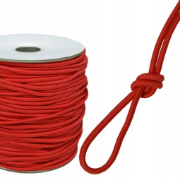 Elastický provaz v červené...