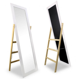 Velké dřevěné zrcadlo v...