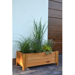 Kvalitní květináč ze dřeva...