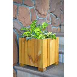 Dřevěný květináč 25 cm ve...