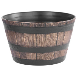 Květináč s efektem dřeva v...