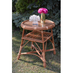 Kulatý stoleček se sklem z...