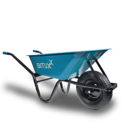 Zahradní kolečko v modré...