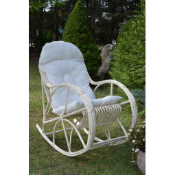 Bílé zahradní houpačkové...