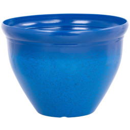 Květináč v modré barvě s...