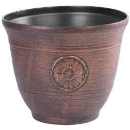 Kvalitní květináč s kovovým...