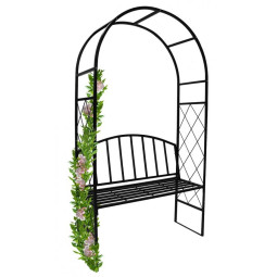 Zahradní pergola s lavičkou...