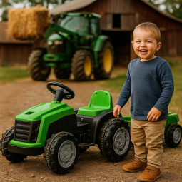 Dětský elektrický traktor s...