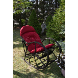 Houpací křeslo wenge s...