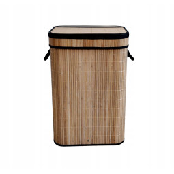 Bambusový koš na prádlo s...