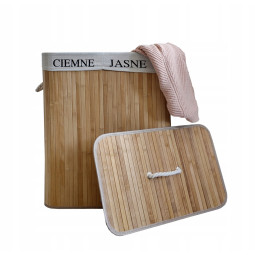 Dvojkomorový bambusový koš...