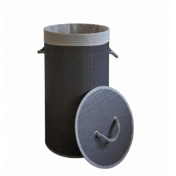 Kulatý bambusový koš na...