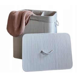 Velký bílý koš na prádlo se...