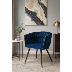 Elegantní modrá židle...