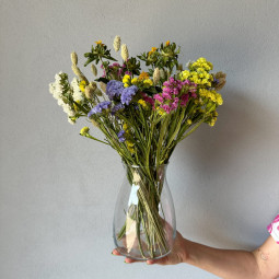 Kytice sušených květin...