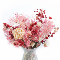 Sušená kytice Red – červený...