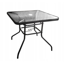 Čtvercový zahradní stůl na...