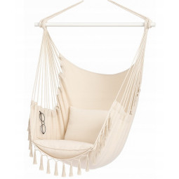 Béžová zahradní závěsná...