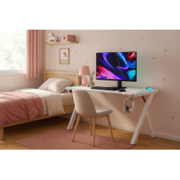 Moderní herní stůl v bílé...