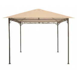 Béžový zahradní altán 3x3 m