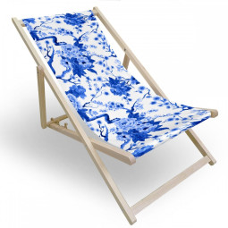 Dřevěné lehátko do zahrady...