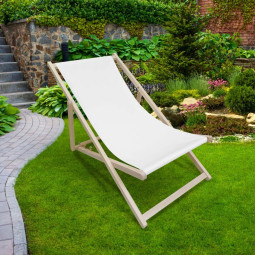 Lehátko v bílé barvě