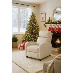 Zamatové béžové rozkládací...