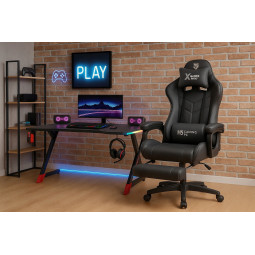 Herní židle v černé barvě