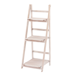 Rebríkový regál přírodní, s...