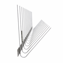 Žlábkové hroty proti ptákům...