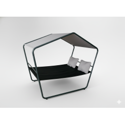 Dvojité zahradní lehátko s...