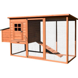 Dřevěný kurník pro drůbež,...