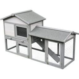 Dřevěná králičárna se...