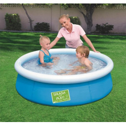 Dětský bazén v modré barvě,...